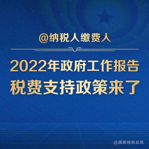 圖解納稅人繳費人 政府工作報告的稅費好消息全解析